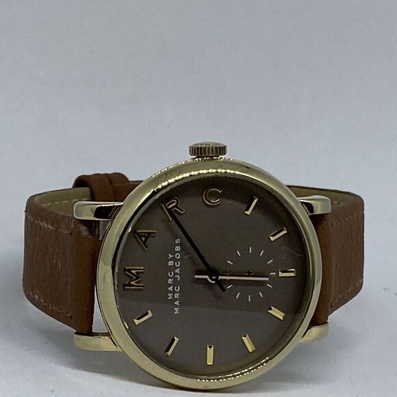 Marc By Marc Jacobs MBM8631 Womens Brown Leather Analog Dial Quartz Watch WFH116 - Picture 7 of 12